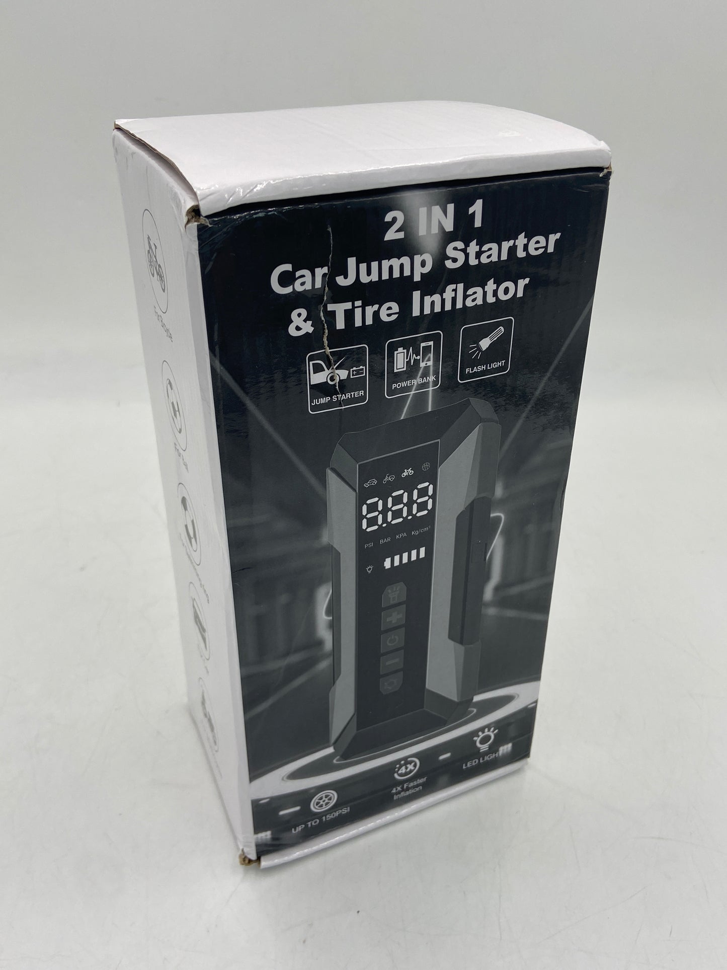 New 2 IN 1 Jump Starter & Tire Inflator Car Jump Starter & Tire Inflator YD02