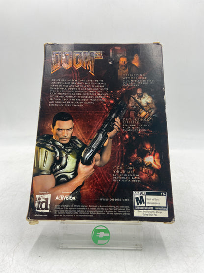 Doom III (Disc 1, 2, and 3) (PC, 2004)
