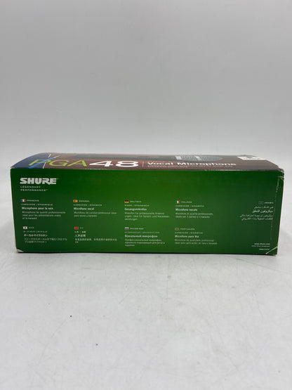 New SHURE Vocal Microphone Handheld Vocal Microphone PGA48-XLR
