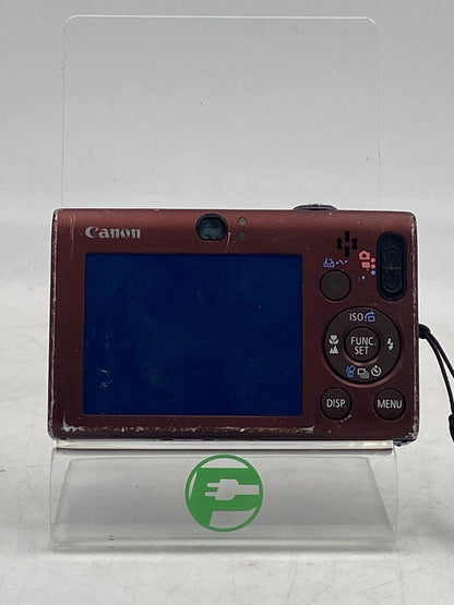 Broken Canon PowerShot SD1100 IS 8.0MP Compact Camera Lens is Broken Image on screen is Green