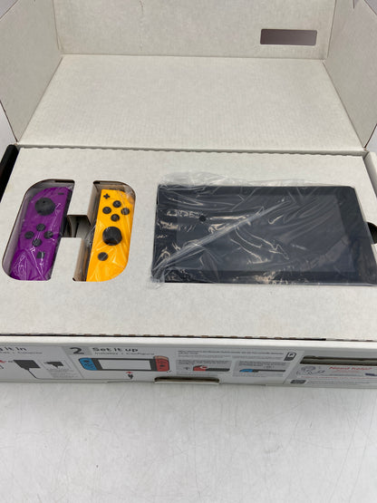 Nintendo Switch v1 Console Gaming System HAC-001 Purple/Yellow