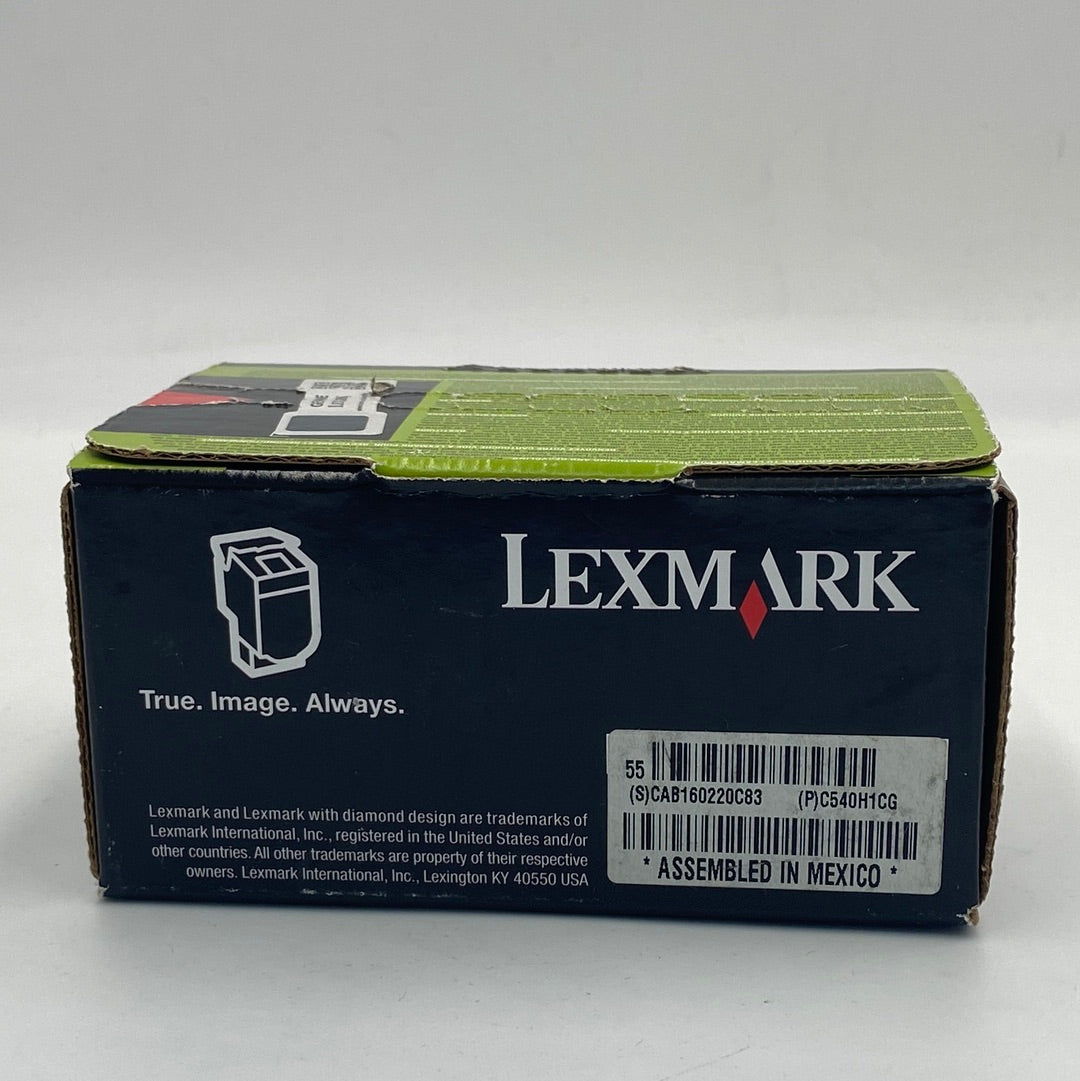 New Lexmark High Yield Toner Cartridge C540H1CG Cyan Ink Cartridge