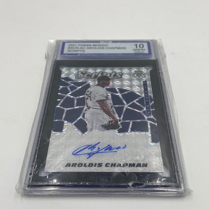 2020 Panini Mosaic Gem Aroldis Chapman Trading Cards SCR-AC 10