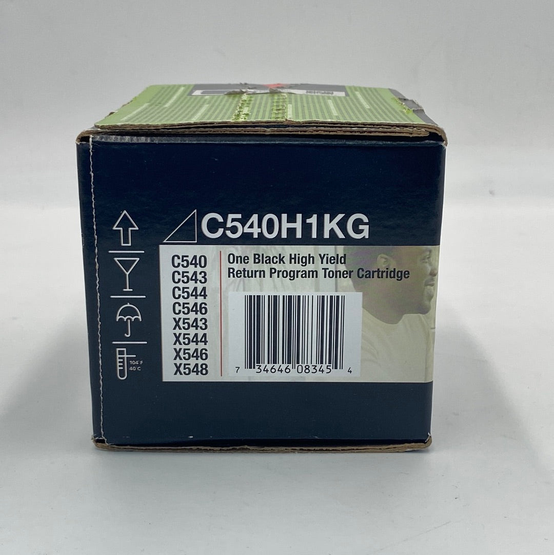 New Lexmark High Yield Toner Cartridge C540H1KG Black Ink Cartridge