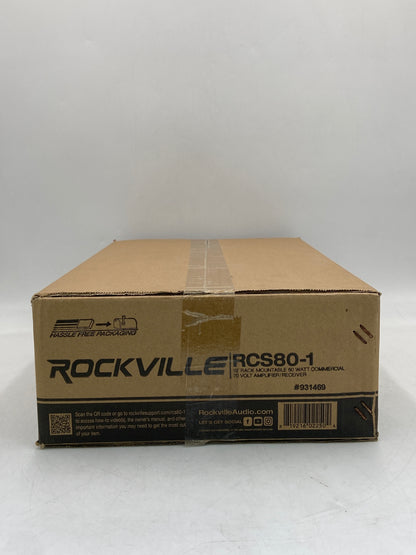 New Rockville 19" Rack Mountable 60W 70V Commercial Amplifier/Receiver  RCS801
