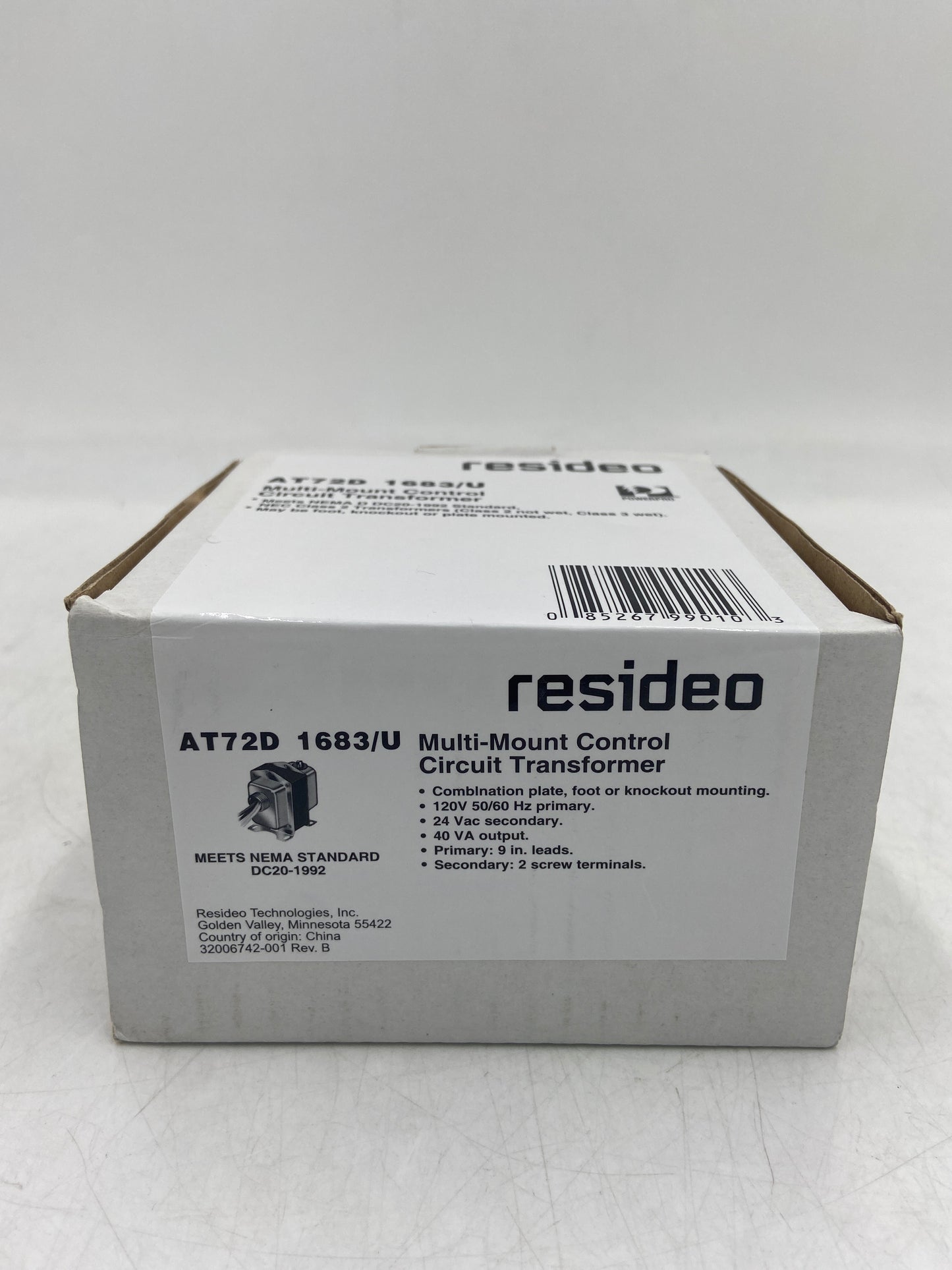 New Resido AT72D 1683/U Multi-Mount Control Circuit Transformer AT72D