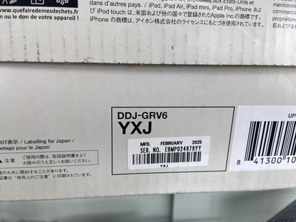 New AlphaTheta DDJ-GRV6 4-Channel DJ Controller YXJ