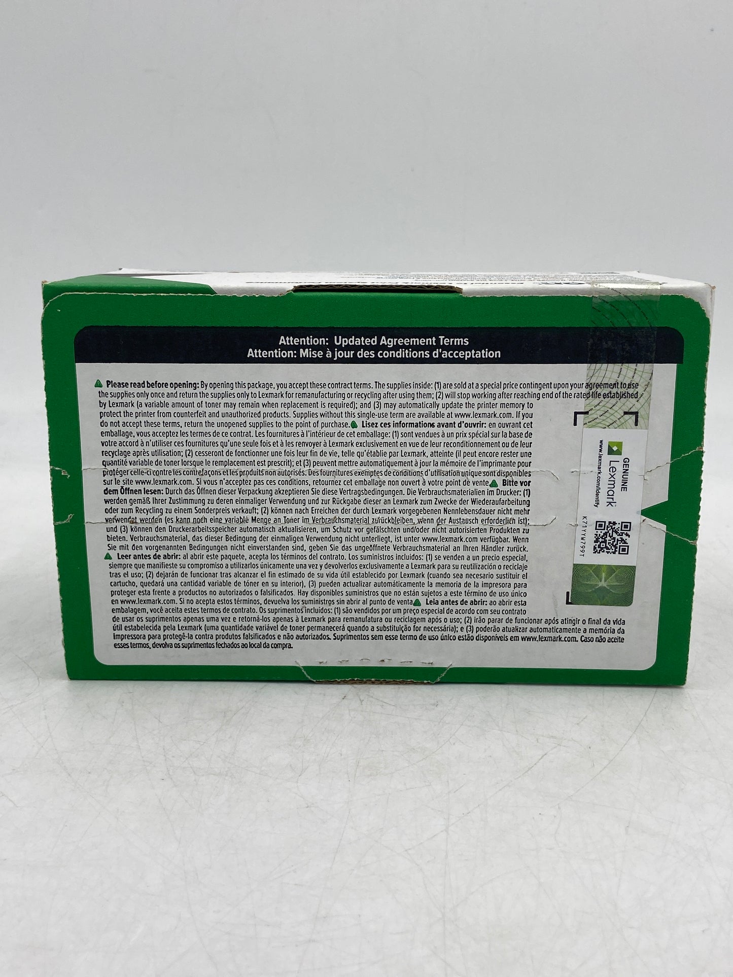 New Lexmark 74C10K0 CS720 Black Toner Cartridge