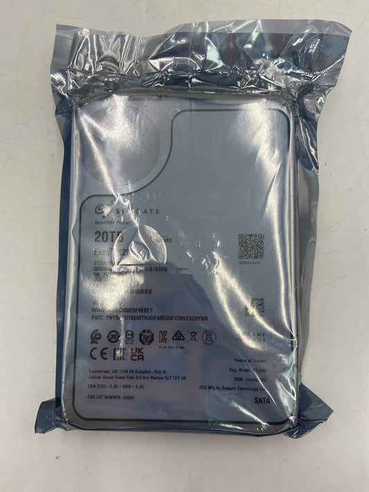 New SEAGATE 20TB EXOS Hard Drive