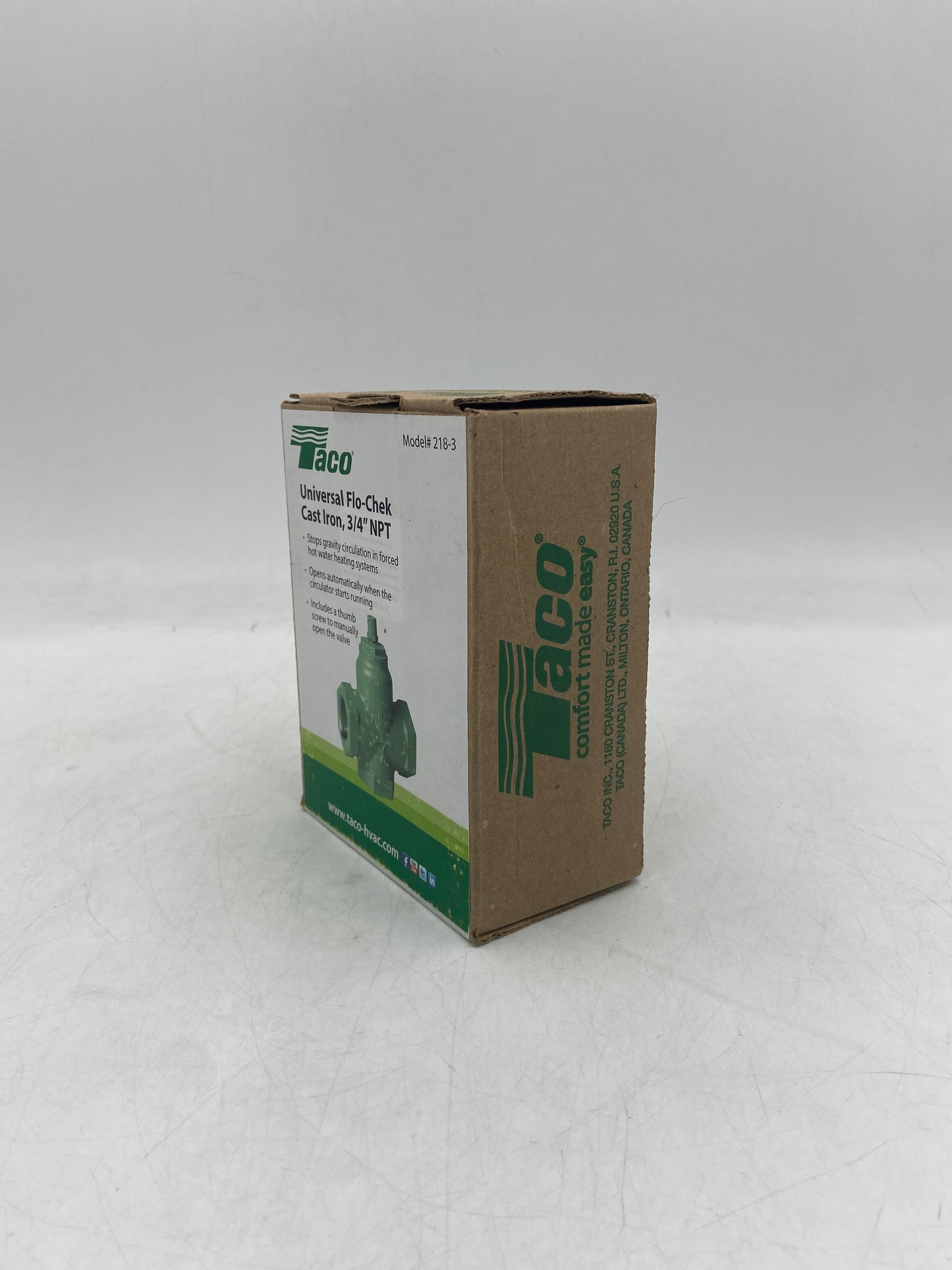 New Taco 3/4" NPT Cast Iron Universal Flo-Check 218-3