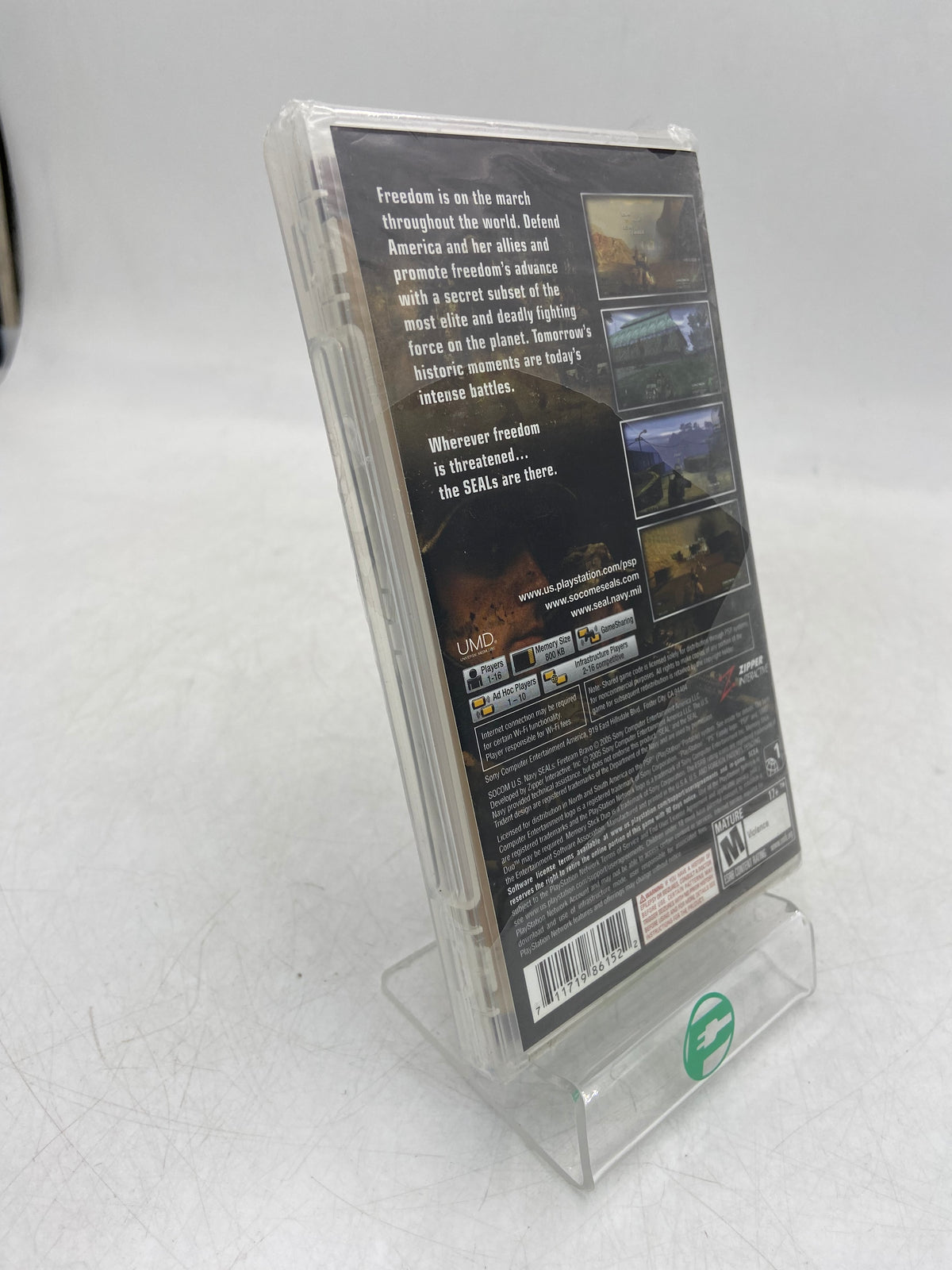 New Socom: U.S. Navy Seales Fireteam Bravo (Sony PlayStation Portable PSP, 2005)
