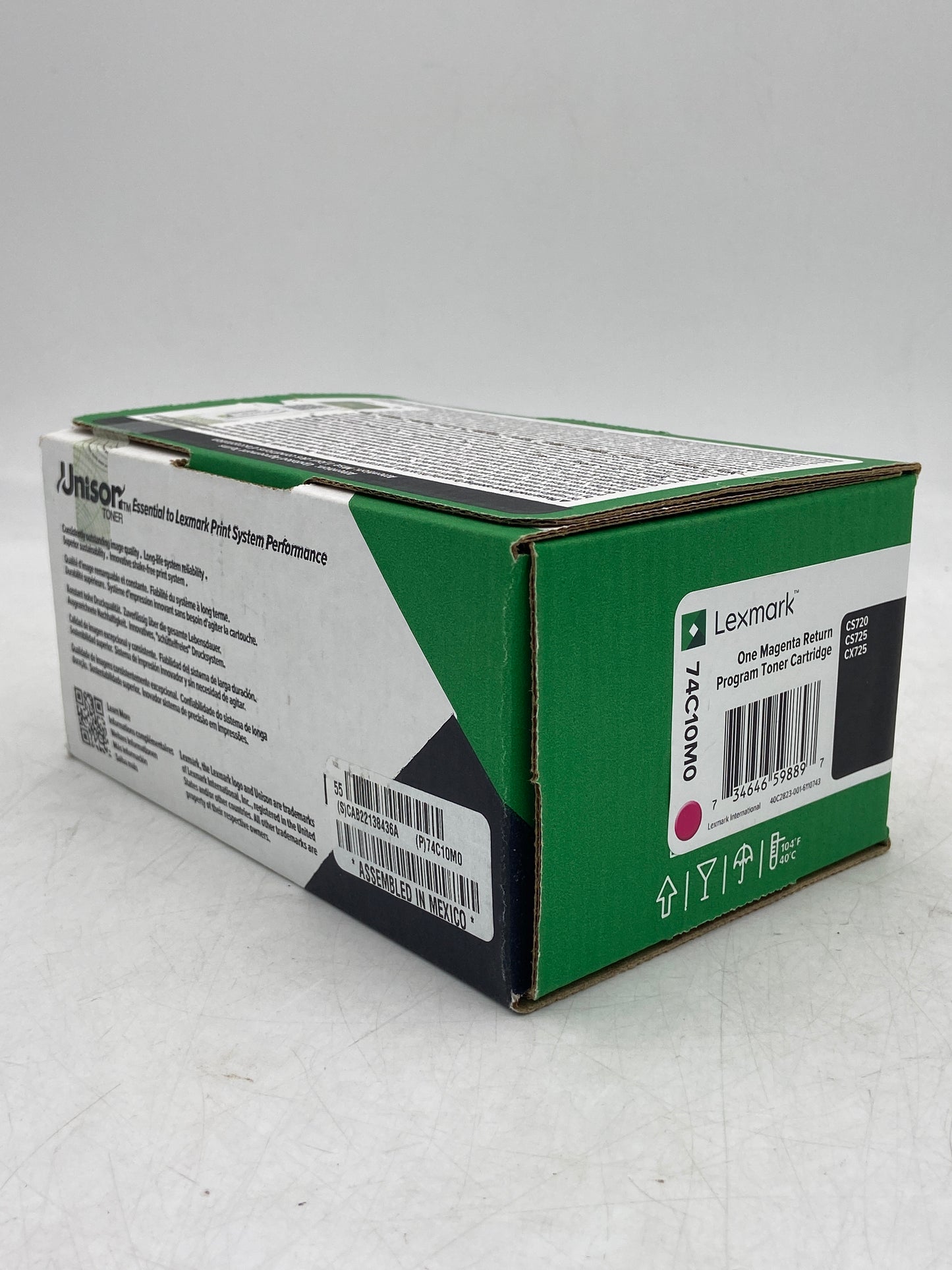 New Lexmark 74C10M0 CS720 Magenta Toner Cartridge