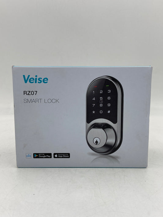 New Veise  Smart Lock (Satin Nickel) Finger Print Smart Lock for Door RZ07