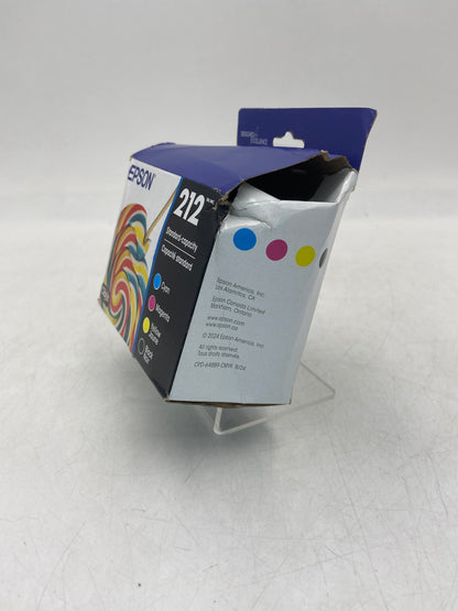 New Epson 212 C13T02R620 Black, Yellow, Cyan and Magenta Ink Cartridge EXP 08/2028