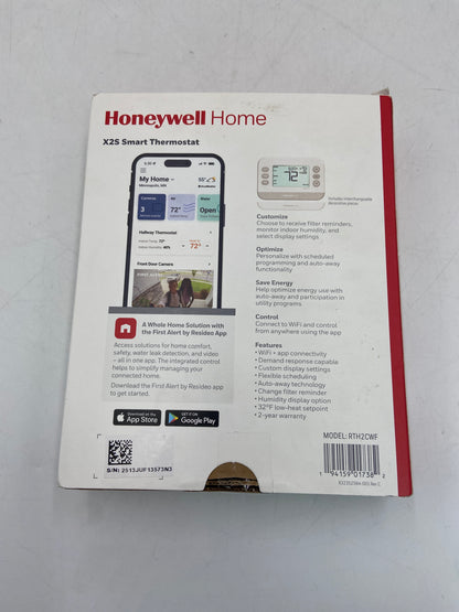 New HONEYWELL HOME X2S  SMART THERMOSTAT