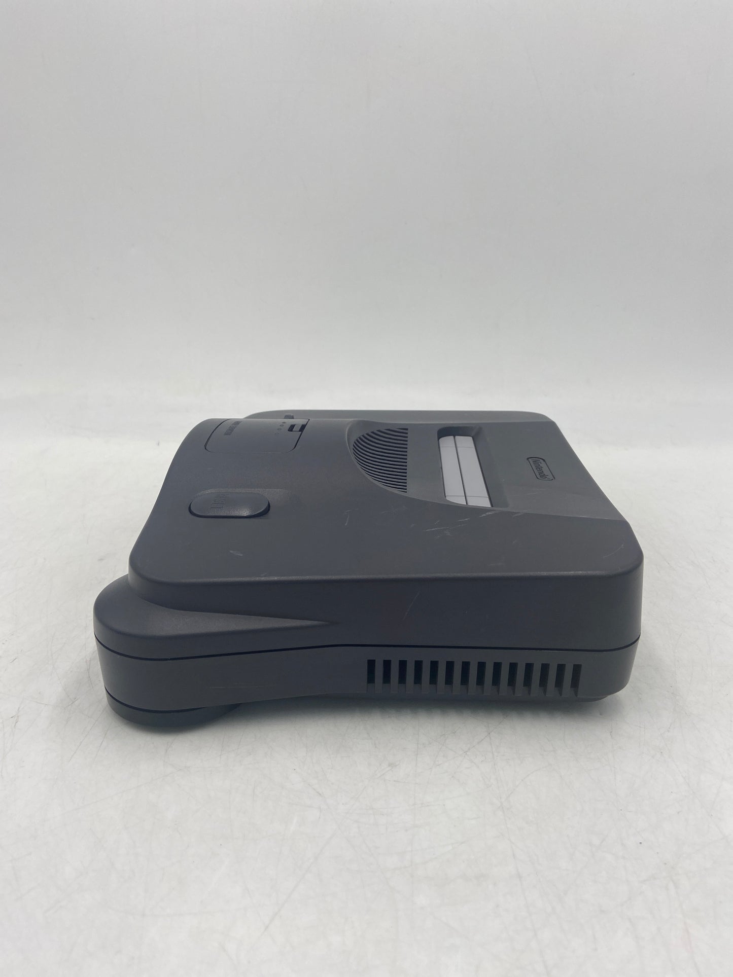 Nintendo N64 Console Gaming System NUS-001 Smoke/Clear Black With 2 Controllers and Wires