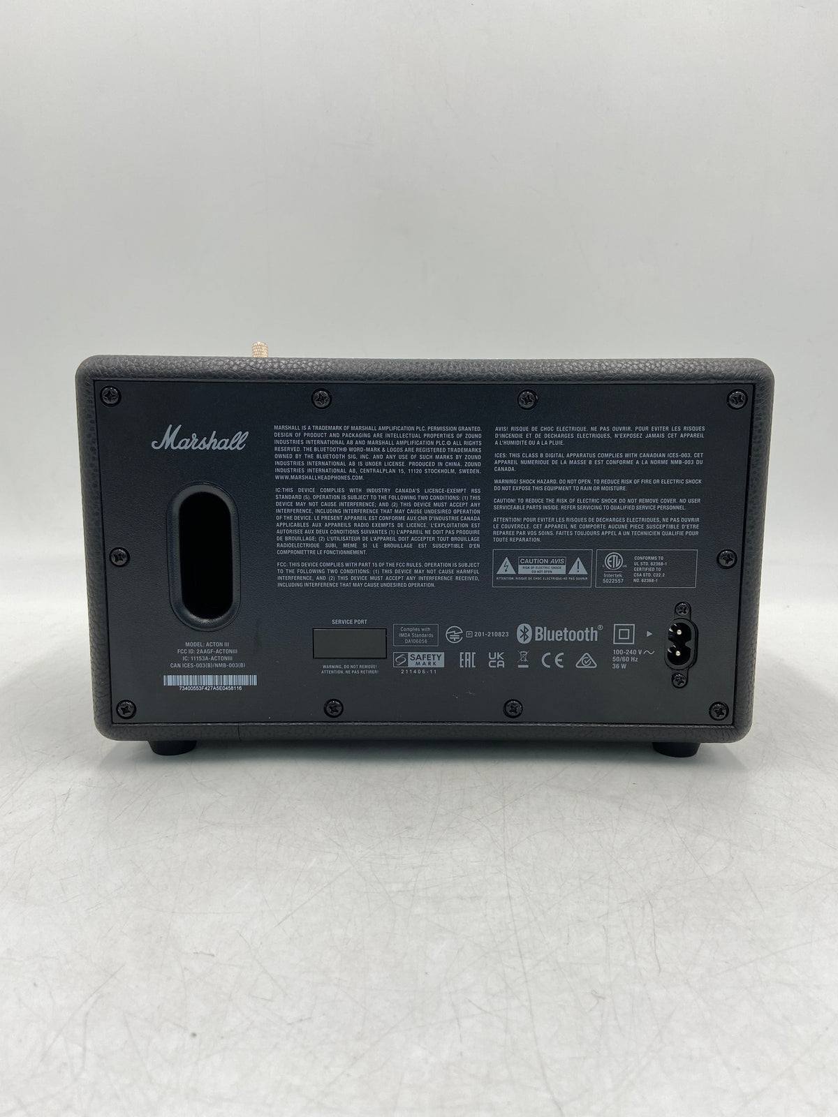 Marshall Action III Home Bluetooth Speaker Black