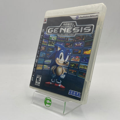 Sonic's Ultimate Genesis Collection (Sony PlayStation 3 PS3, 2009)