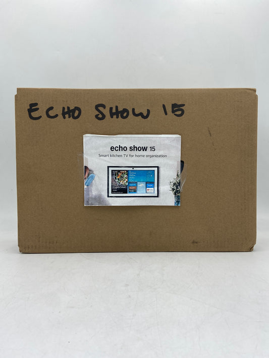 New Amazon ECHO SHOW 15 Smart Kitchen TV for Home Organization
