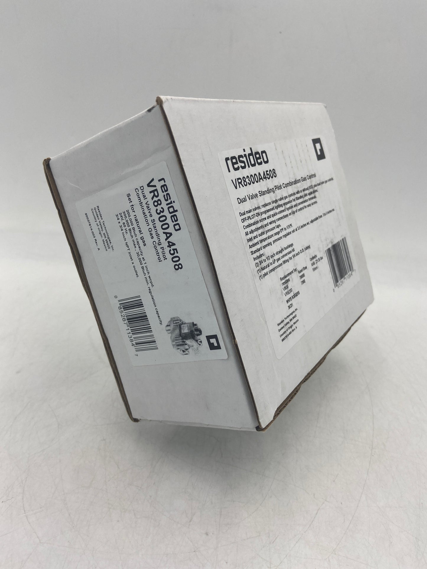New Resideo Dual Valve Standing Pilot Combination Gas Control Valve VR8300A4508