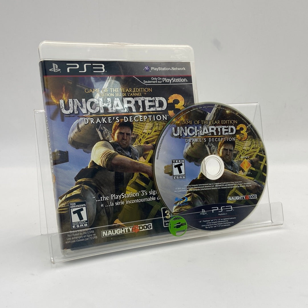 Uncharted 3: Drake's Deception (Sony PlayStation 3 PS3, 2011)