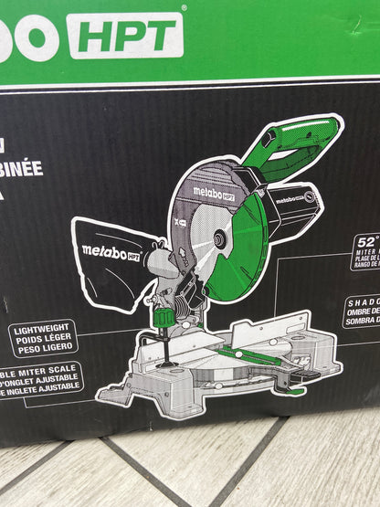New Metabo HPT 10" 255mm Compound Miter Saw 120V C10FCG2