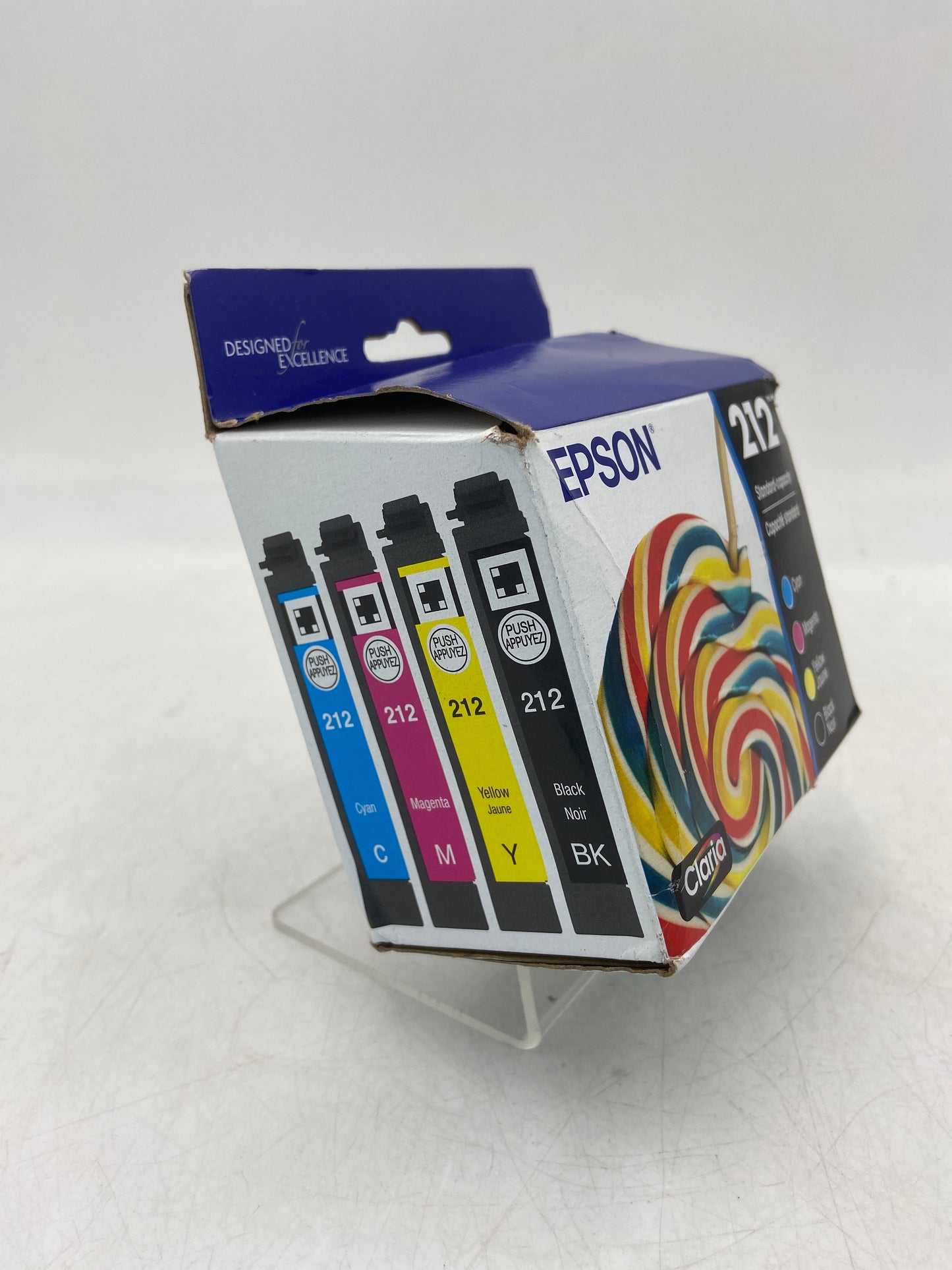 New Epson 212 C13T02R620 Black, Yellow, Cyan and Magenta Ink Cartridge EXP 08/2028