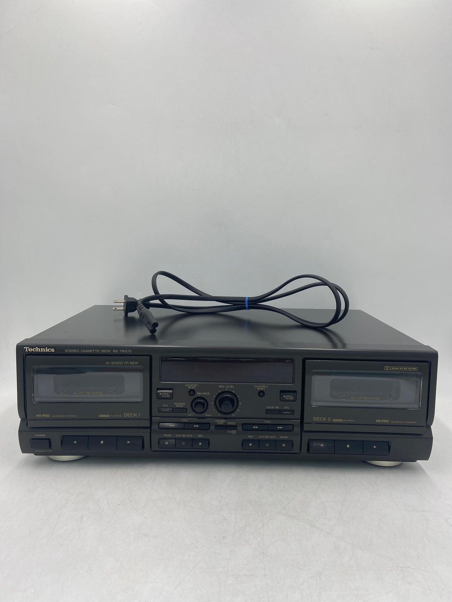 TECHNICS Stereo Double   Cassette Deck RS-TR575 Japan ZH0TB03 50