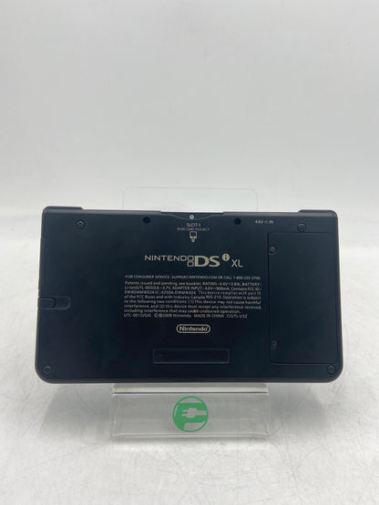 Broken Nintendo DSi XL Handheld Game Console Only UTL-001 Blue/Black- Yellow Top LCD Screen