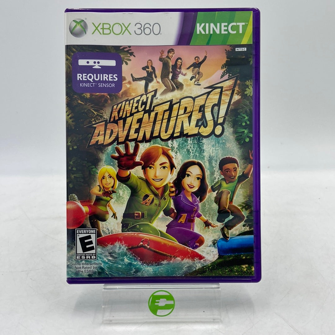 Kinect Adventures (Microsoft Xbox 360, 2010) Includes Manual + Insert