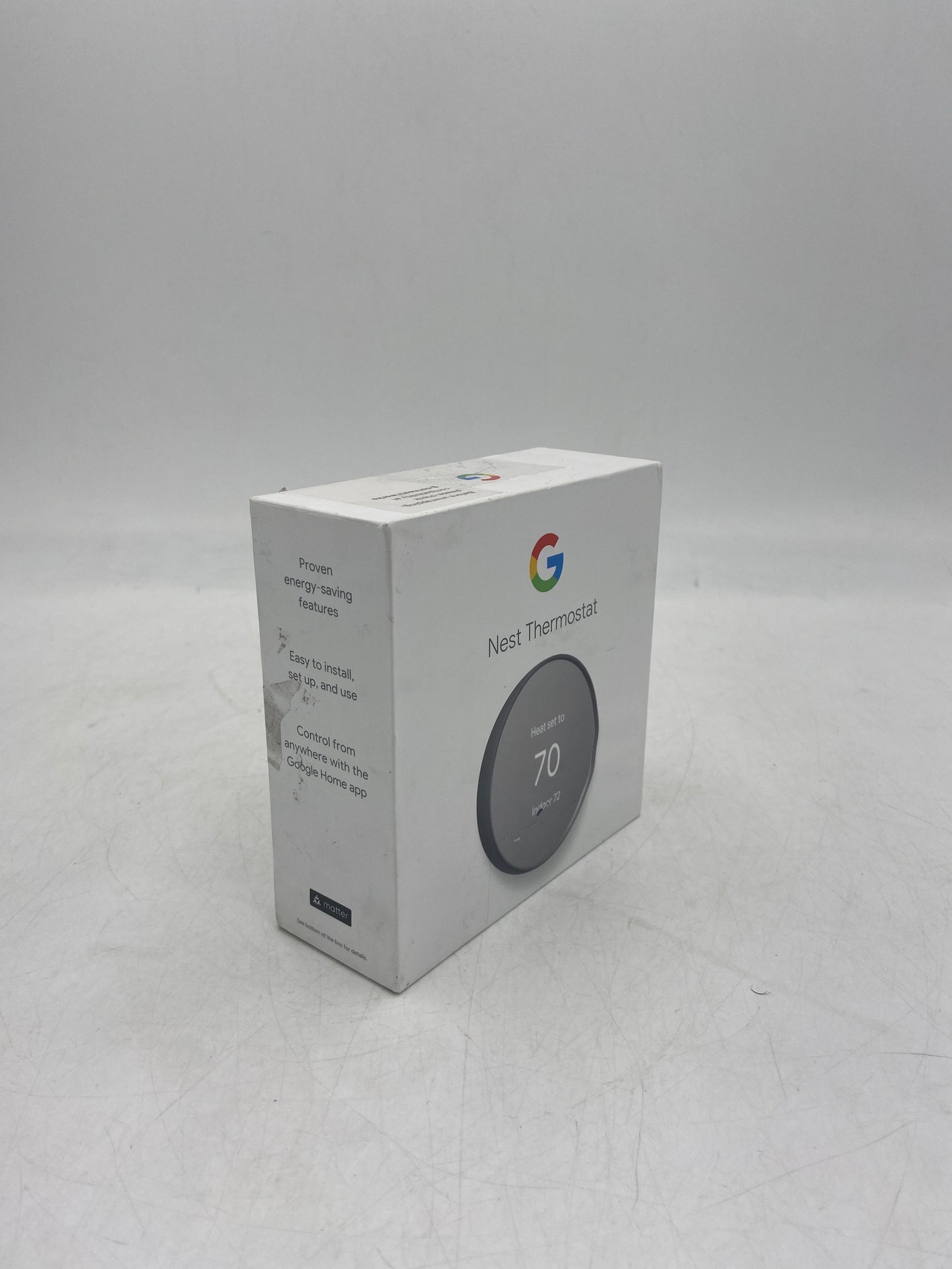 Google Nest Thermostat Charcoal Smart Programmable Thermostat GA02081-US