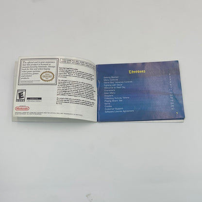 Shark Tale (Nintendo GameBoy Advance, 2006) Manual Only