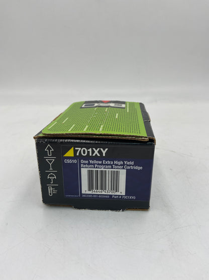 New Lexmark 701XY Yellow Toner Cartridge