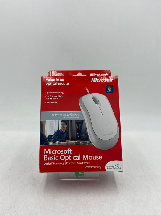 New Microsoft Basic Optical Mouse (PC, Mac, Universal) Desktop Mouse 1113