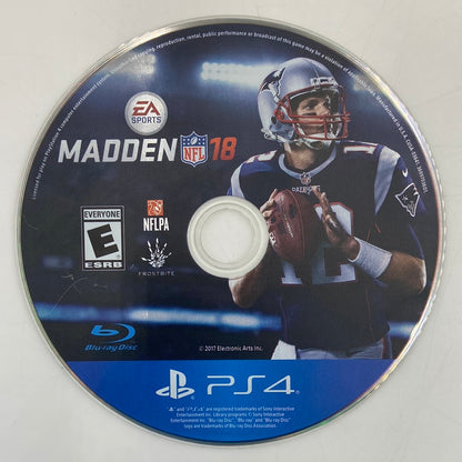 Madden NFL 18 (Sony PlayStation 4 PS4, 2017) Disc Only