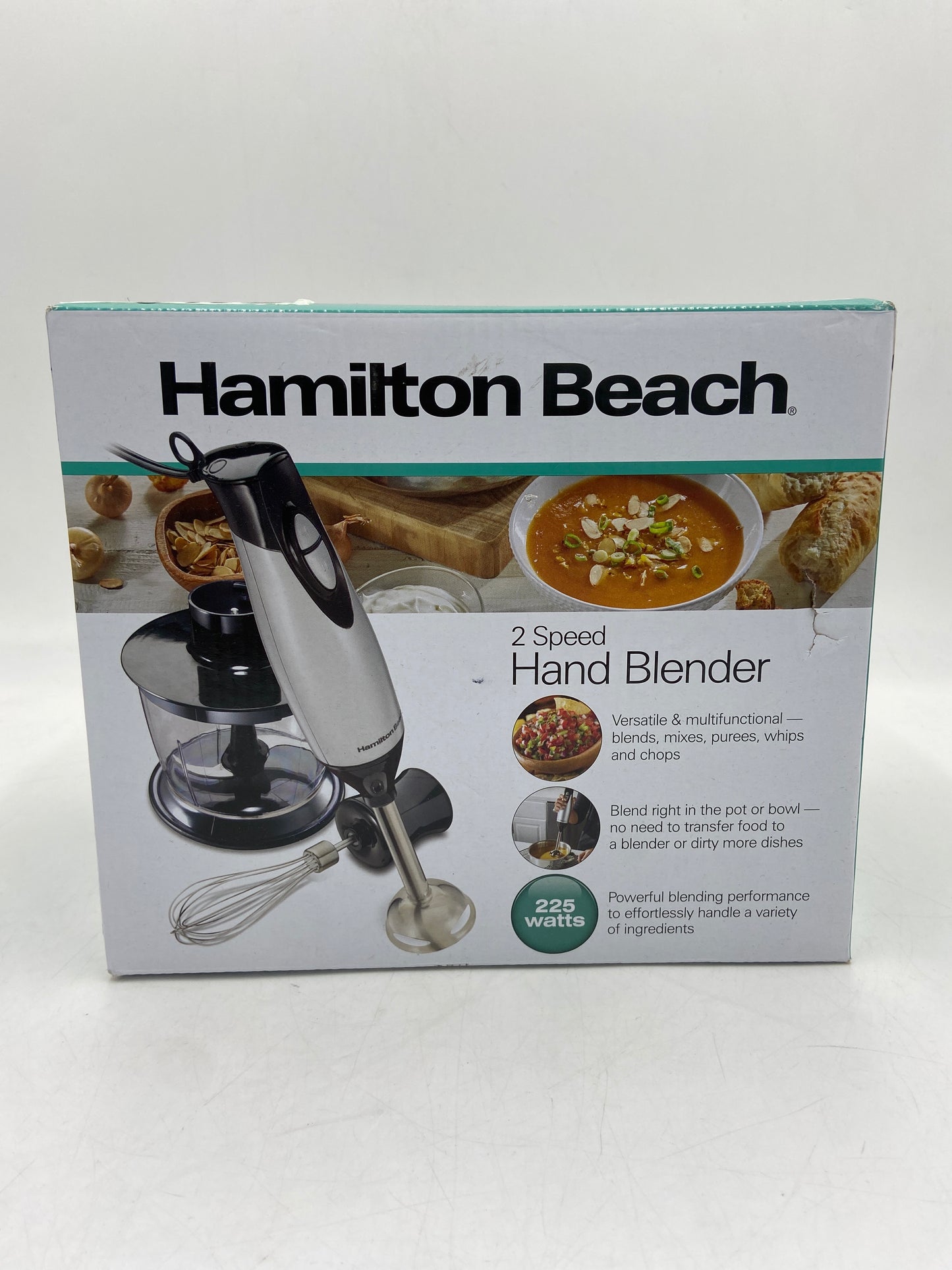 New HAMILTON BEACH 2 SPEED  HAND BLENDER 59765G