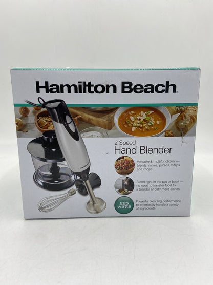 New HAMILTON BEACH 2 SPEED  HAND BLENDER 59765G