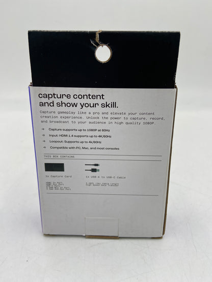 New North Capture Card HDMI USB-A To USB-C Capture Card 1080P at 60HZ