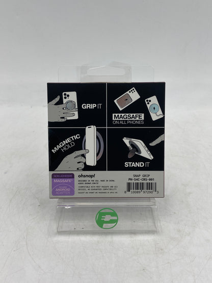 New Ohsnap! Snap Grip 5- The Phone Grip That Doesn't Suck (Multiple Colors) Magsafe Magnetic  Phone Grip and Stand PH-0RD-001