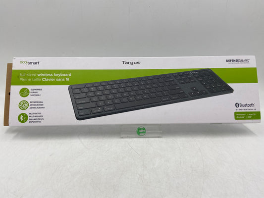 New Targus Eco-Smart Full-Sized Wireless Keyboard Black