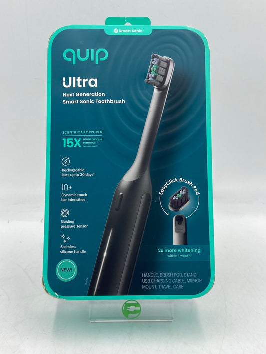 New Quip Ultra Sonic Smart Electric Toothbrush ONYX
