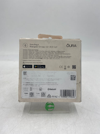 Oura Ring 4 Size 8 Smart Ring Rose Gold