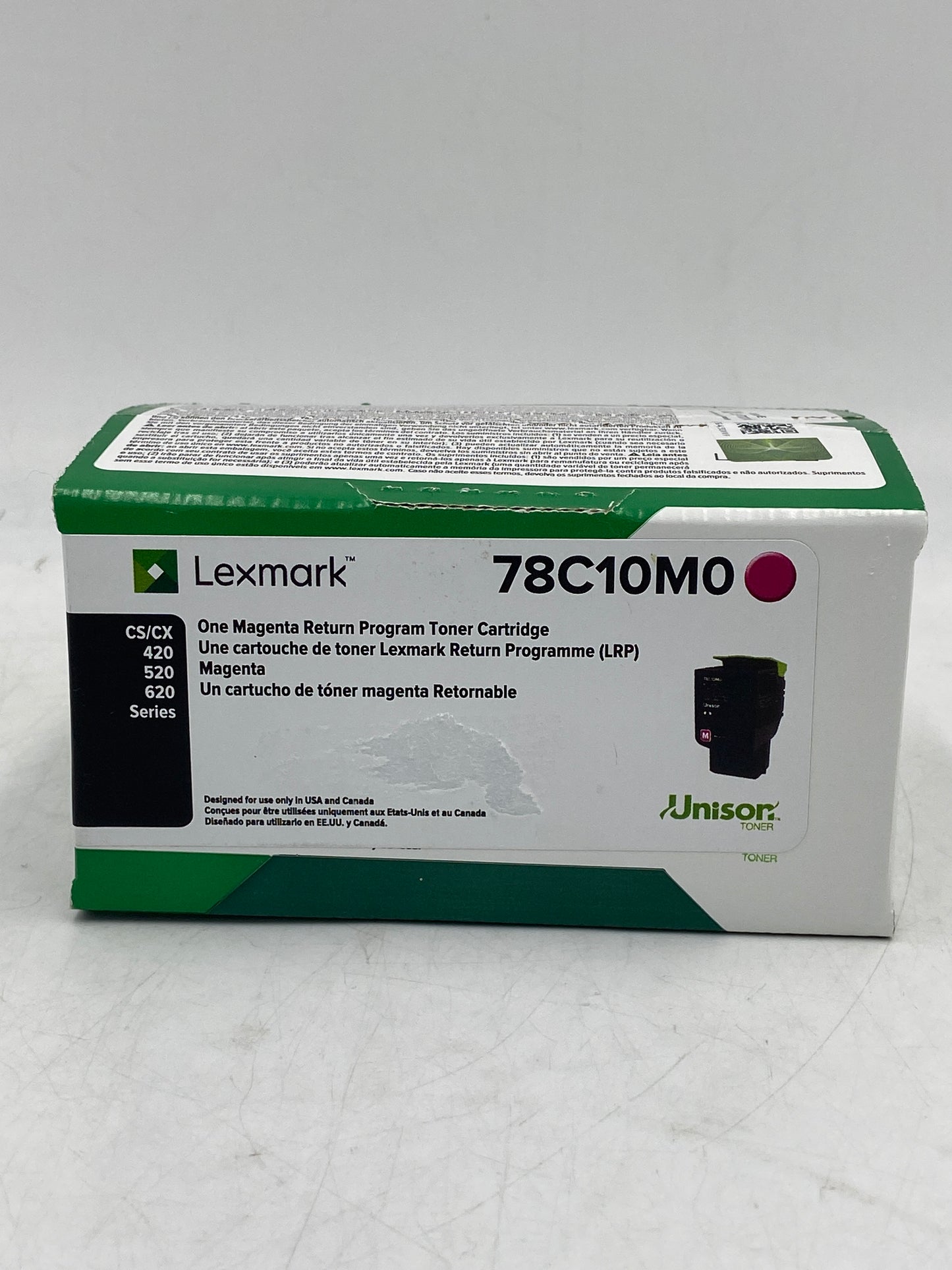 New Lexmark 78C10M0 CS/CX 420 Magenta Toner Cartridge