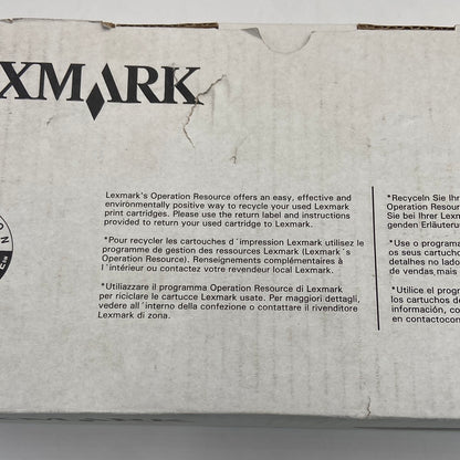 New Open Box Lexmark 10S0150 Black Toner Print Cartridge