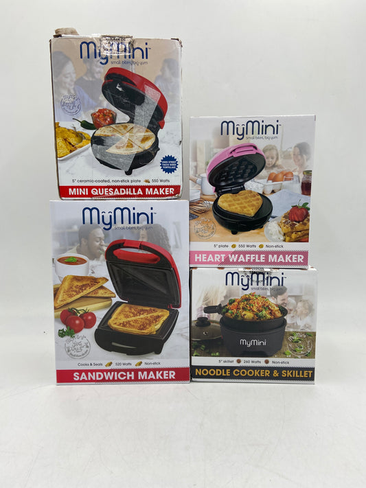 New My Mini sandwich maker , heart waffle maker , noodle cooker ,mini quesadilla maker Ceramic, non-stick food maker
