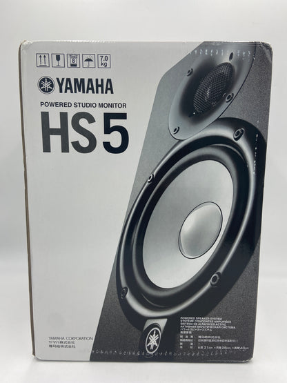 New YAMAHA HS5 POWERED STUDIO MONITORS Black