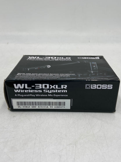 New Boss WL-30XLR Wireless Microphone System WL-30XLR