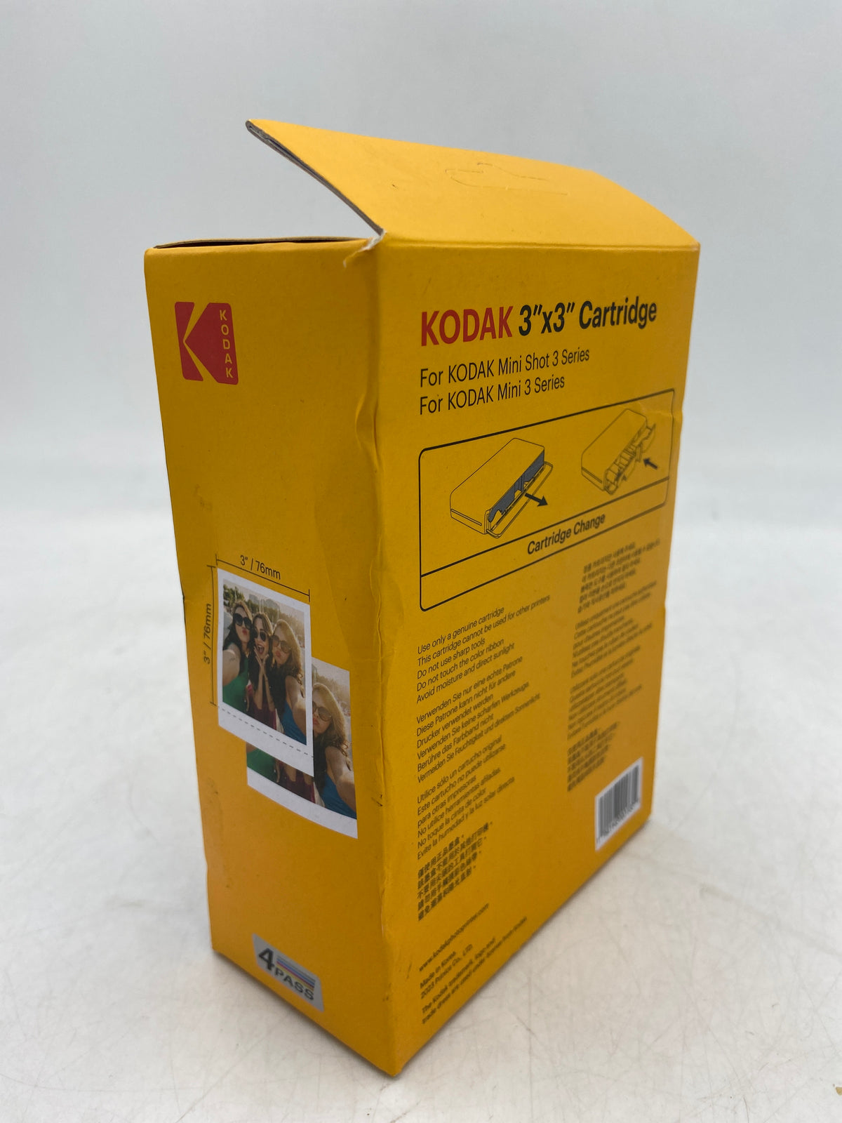 New KODAK 3'' X 3'' CARTRIDGE Ribbon Paper Film Cartridge  ICRG-330