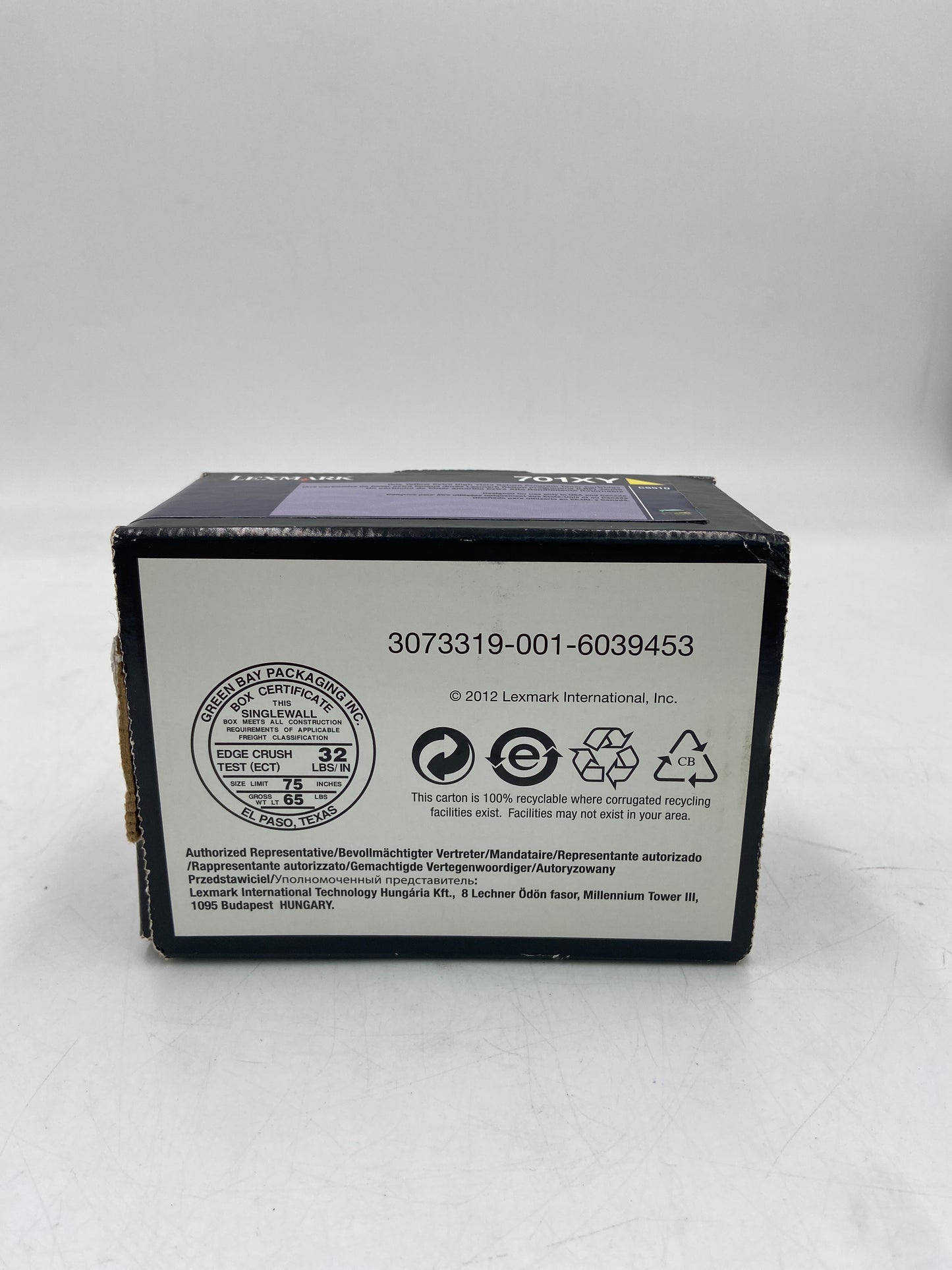 New Lexmark 701XY Yellow Toner Cartridge