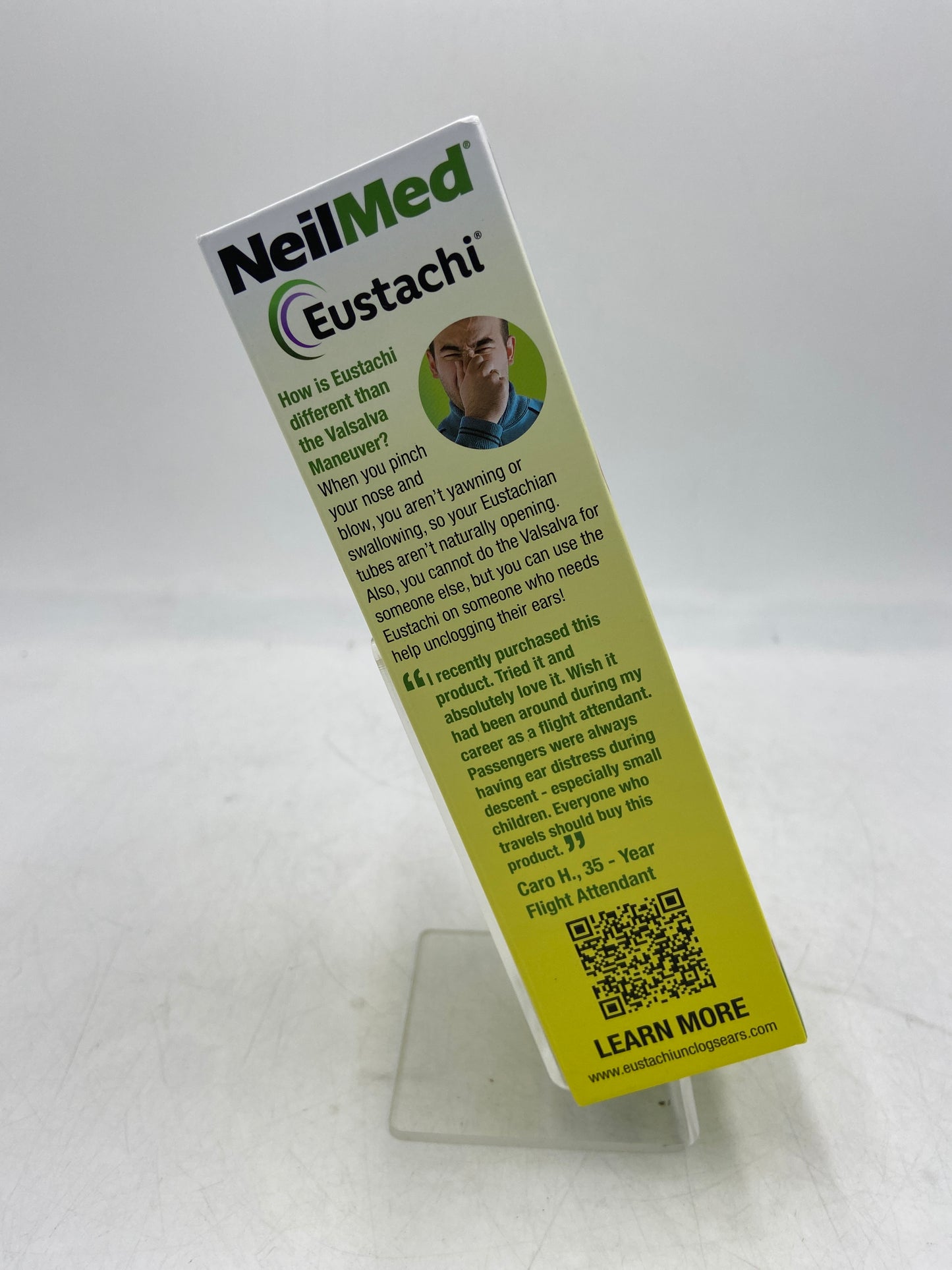 New NeilMed Eustachi Pop Blocked Ears Safely Ear Pressure Relief Device